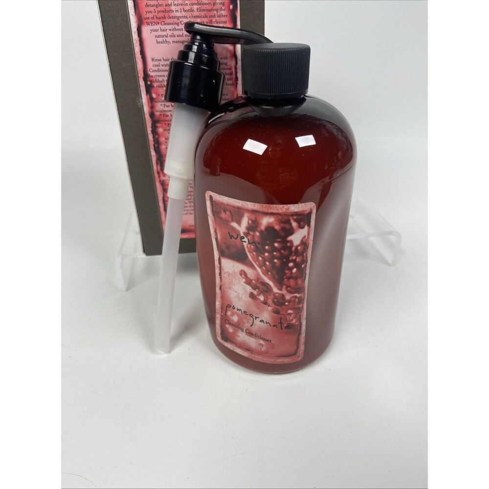Wen Pomegranate Cleansing Conditioner 16 fl oz W/Pump New Sealed with Box - Picture 5 of 7